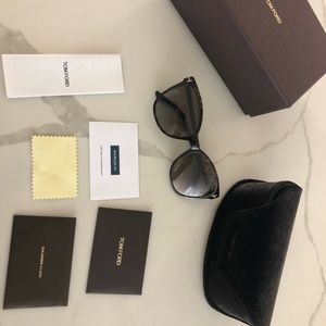 Tom Ford Ani Polarized sunglasses - Dark Havana